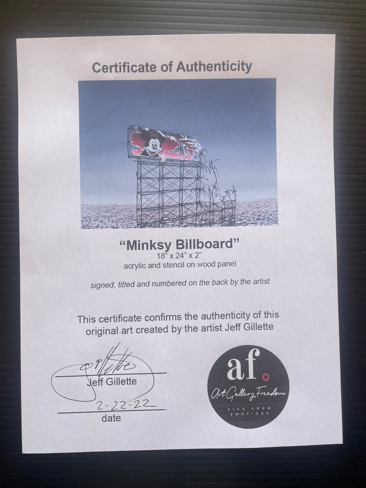 Minksy Billboard